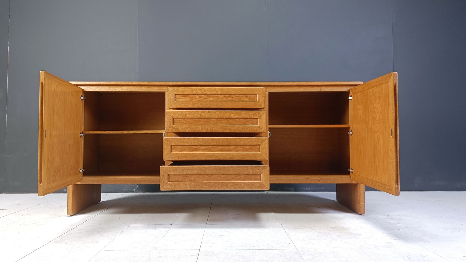 Vintage Oak Sideboard, 1960s photo vintage