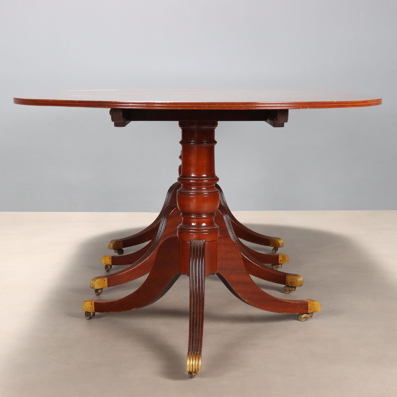 3240.0 Antique Table Mahogany 3 Sections United Kingdom XIX Century photo