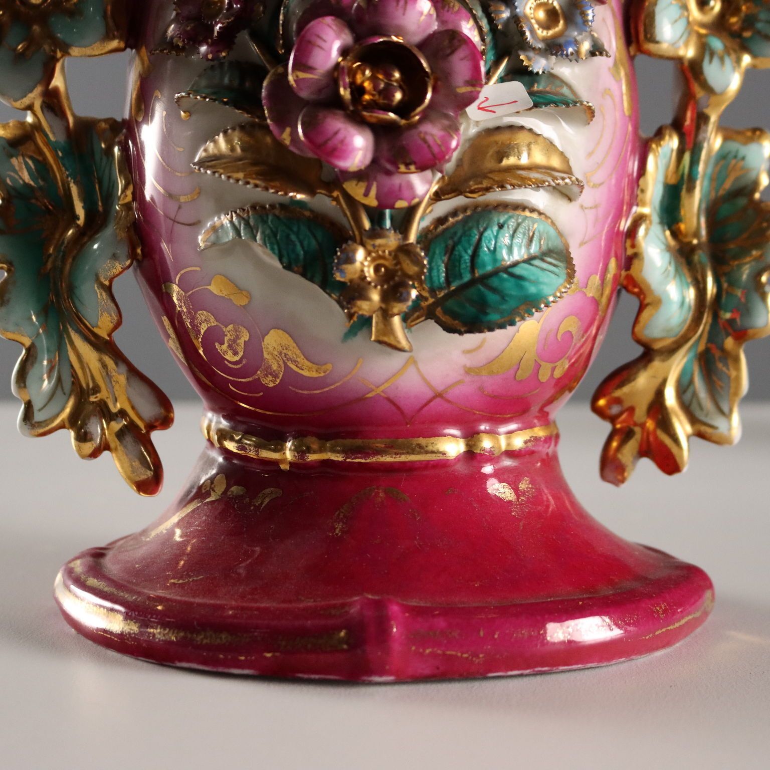 Antique Vases For Bouquets White Porcelain Europe XIX Century photo vinterior