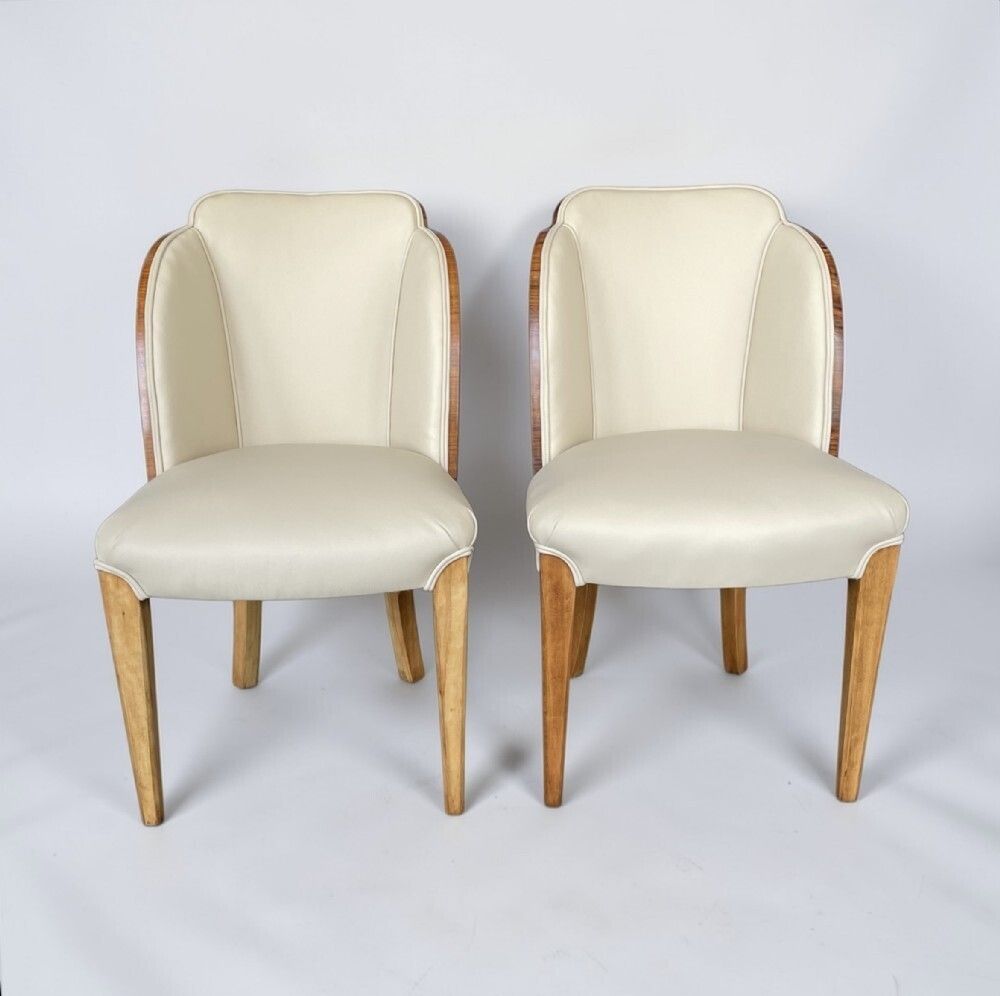 photo for sale Fine Pair Of Side Chairs By Harry And Lou Epstein