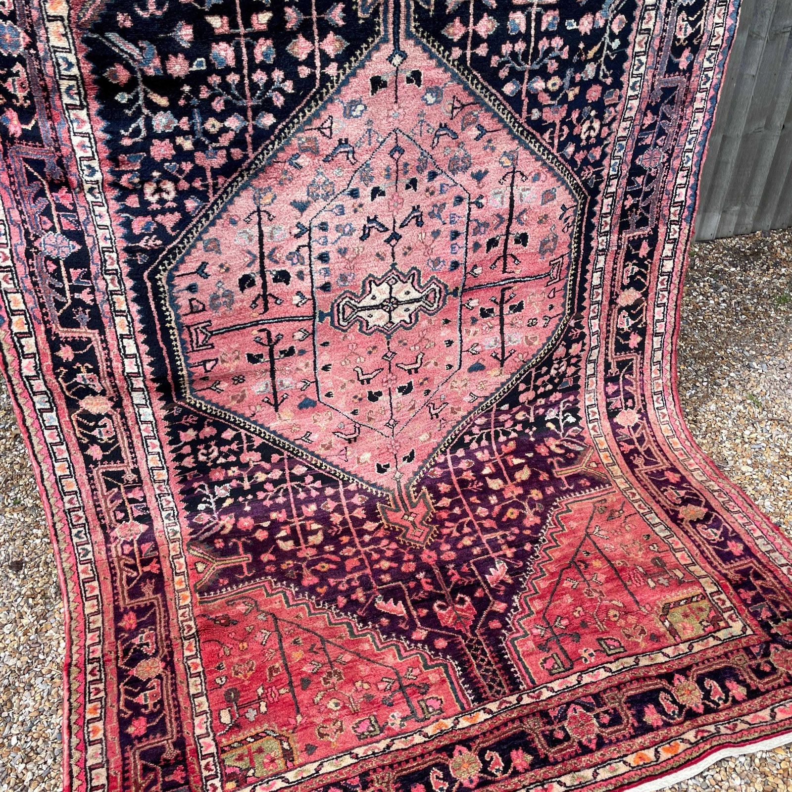 Large Red Tribal Rug Hand Knotted Hallway Area Carpet Middle Eastern Tribal Handwoven Geometric Tassels Living Room Hallway Boho photo furniture