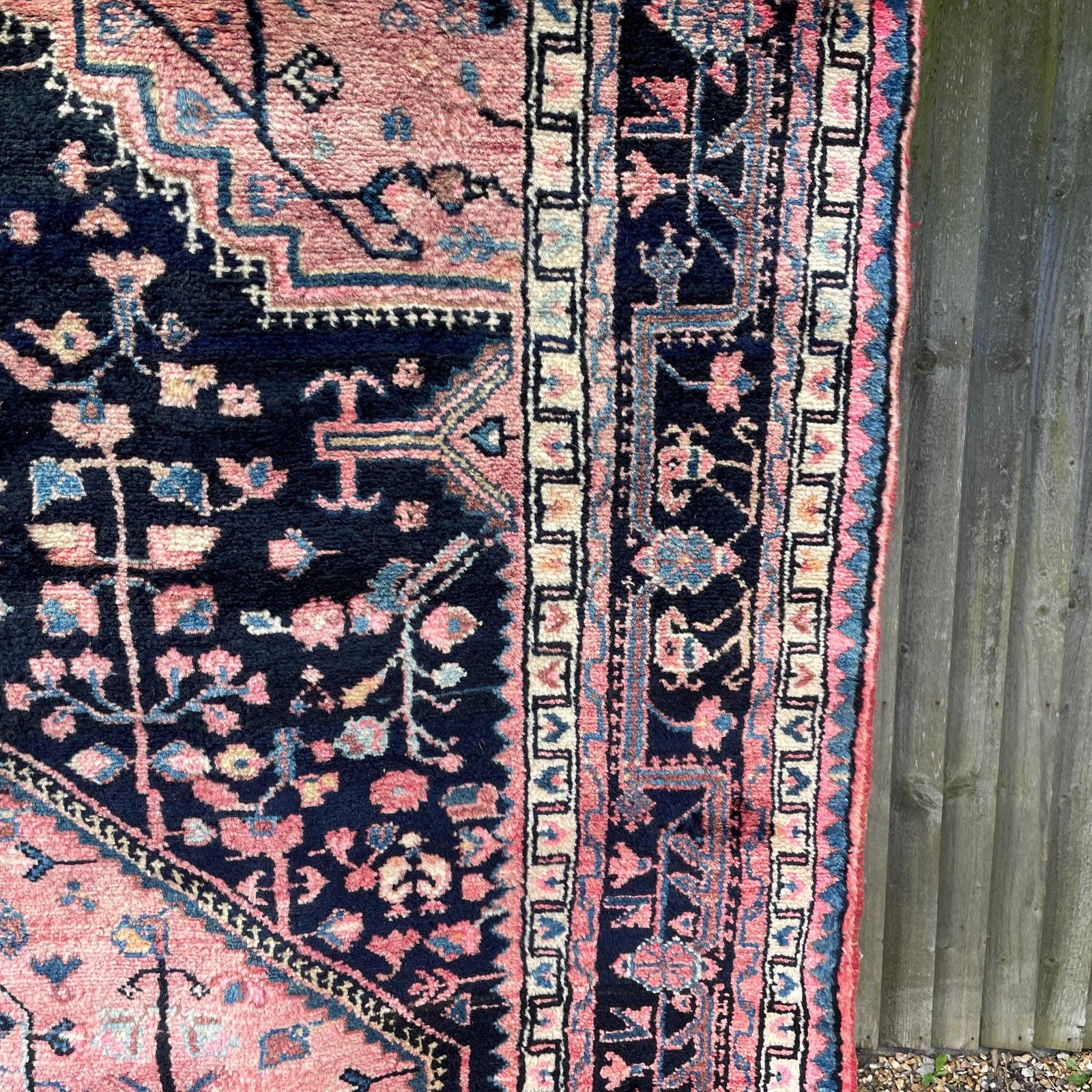 Large Red Tribal Rug Hand Knotted Hallway Area Carpet Middle Eastern Tribal Handwoven Geometric Tassels Living Room Hallway Boho photo vintage