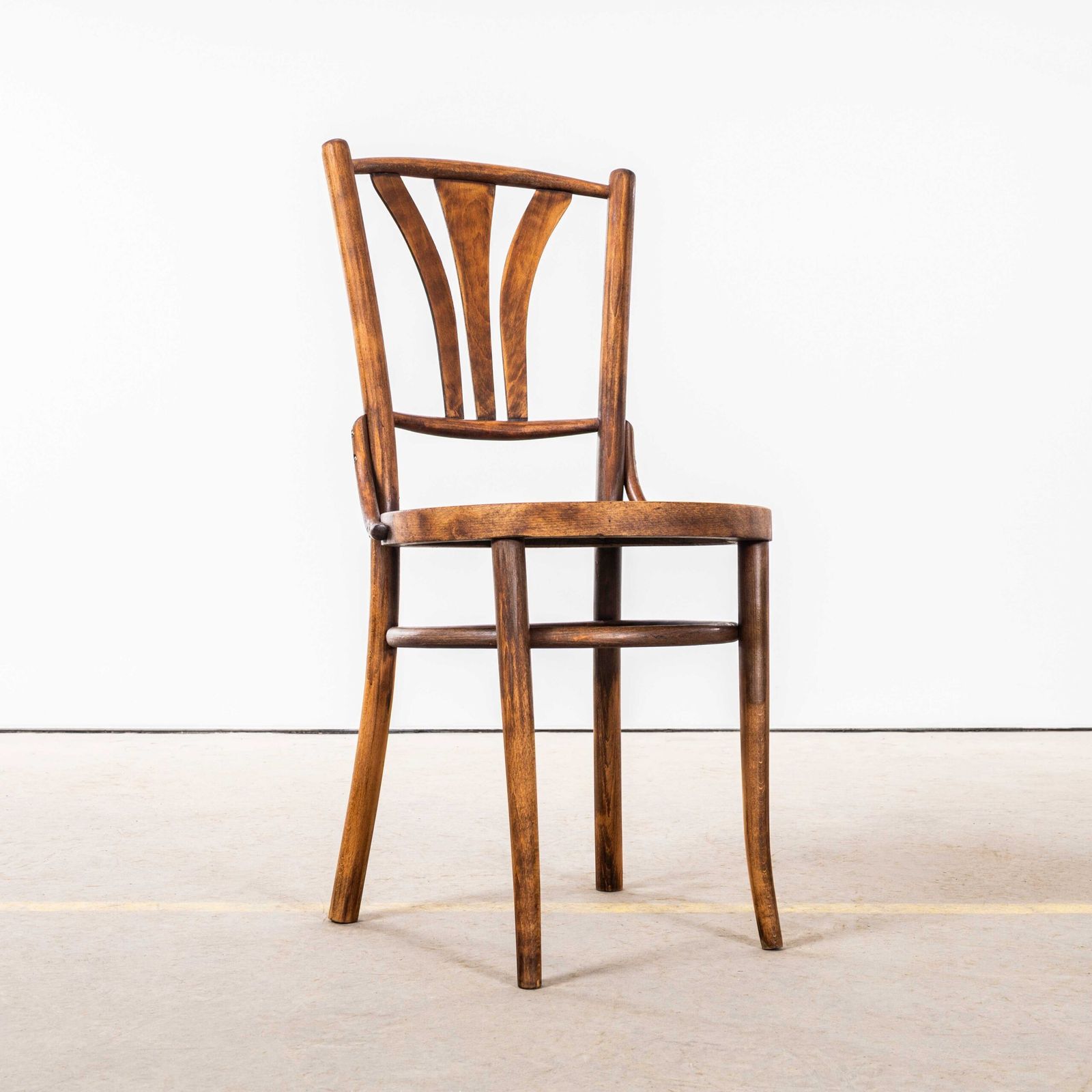 1990’s Fan Back Mid Oak Bentwood Dining Chairs – Set Of Eleven photo furniture