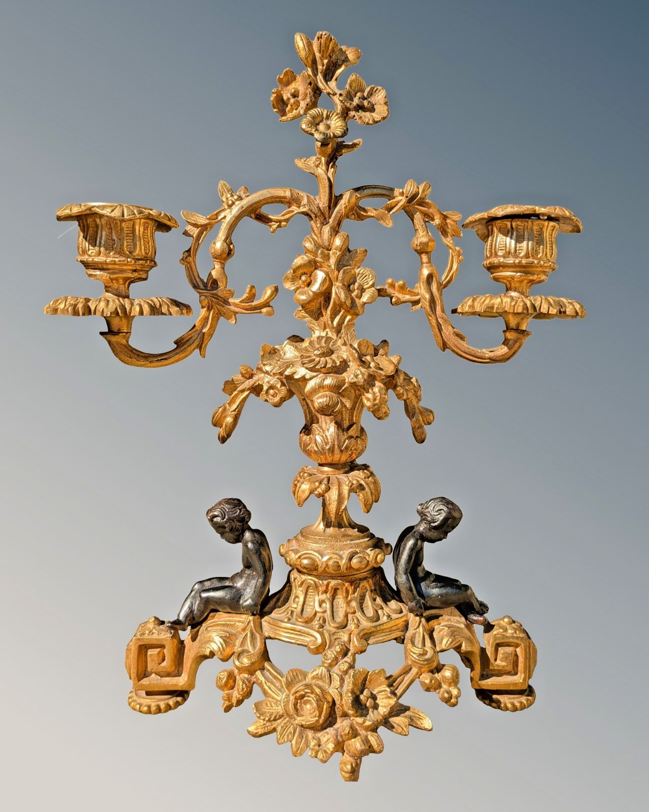 Good Pair Of 19th Century Gilt Bronze Candeabra photo furniture