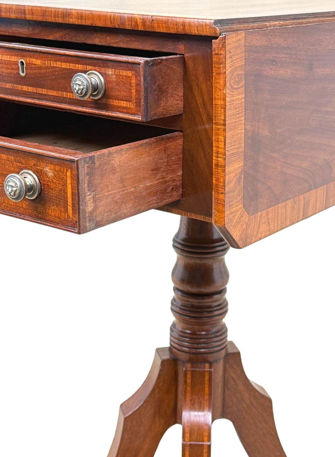 Georgian Mahogany Baby Pembroke Table (England, Circa 1800) photo 2795.0