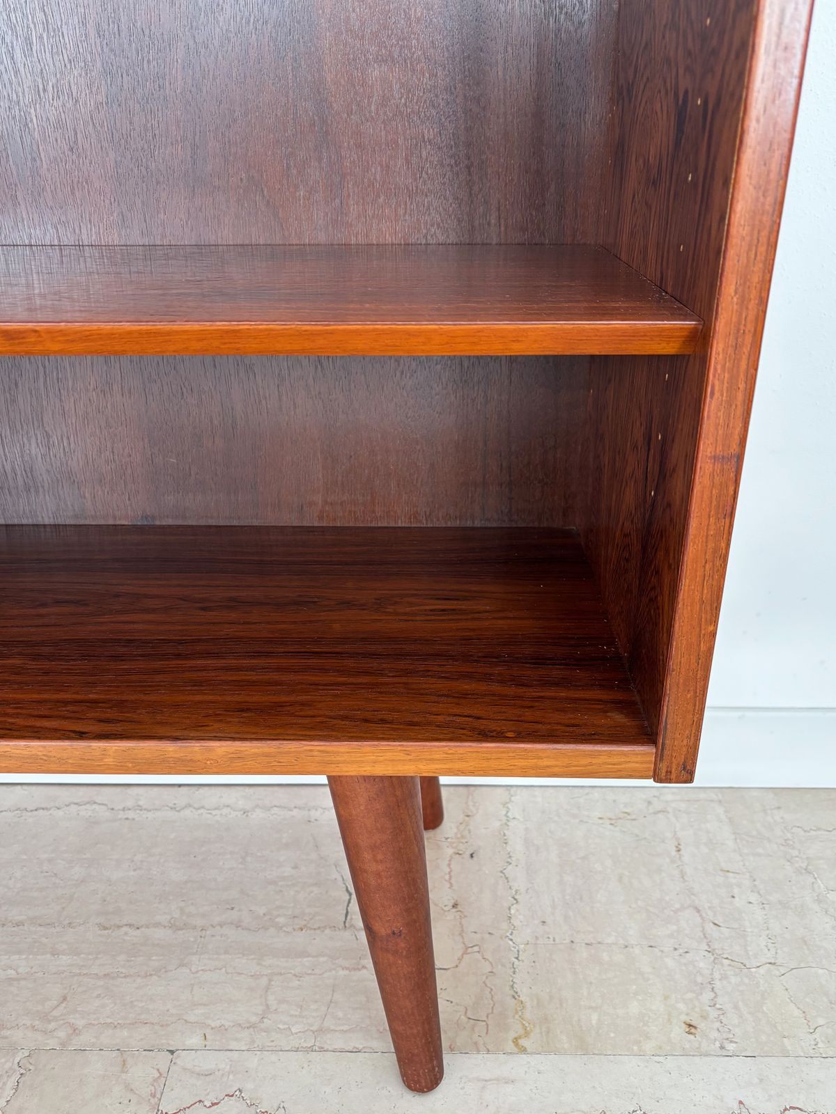4400.0 Scandinavian Gunni Omann Dark Wood Bookcase, Denmark 1960s photo