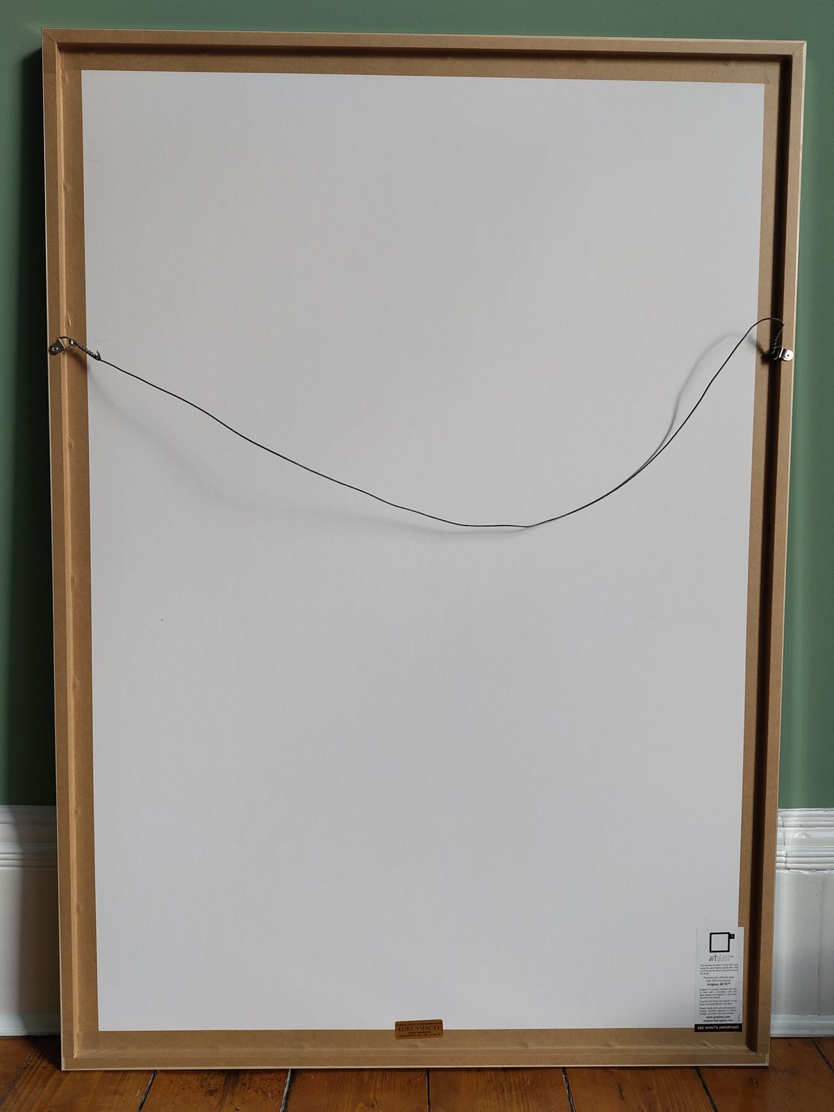 1980 Joseph Beuys Green Party Poster – Image From “Der Unbesiegbare” Installation – Provenance, Professionally Framed photo vinterior