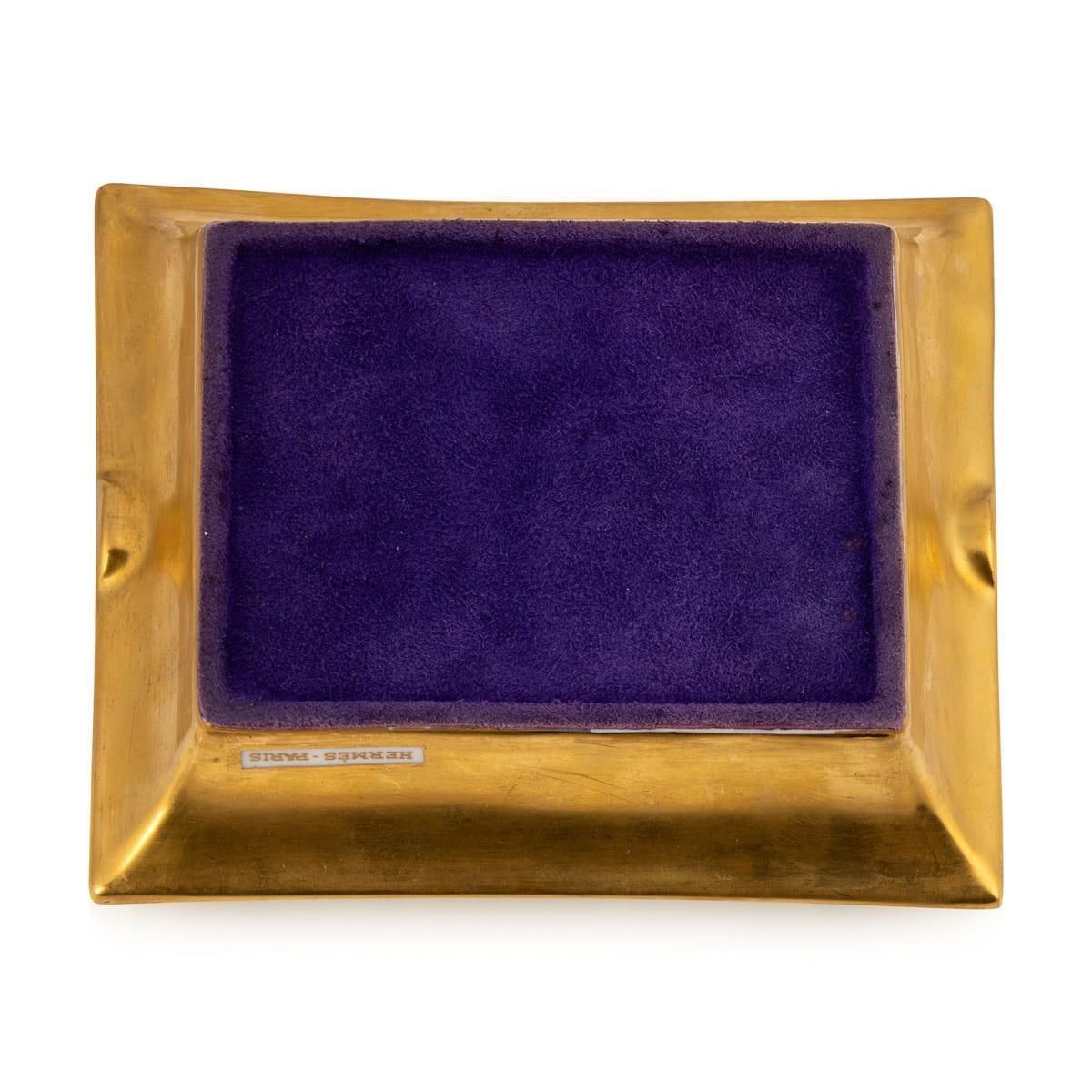 A Stunning 20th Century Ceramic Ashtray By Hermès, France photo vinterior
