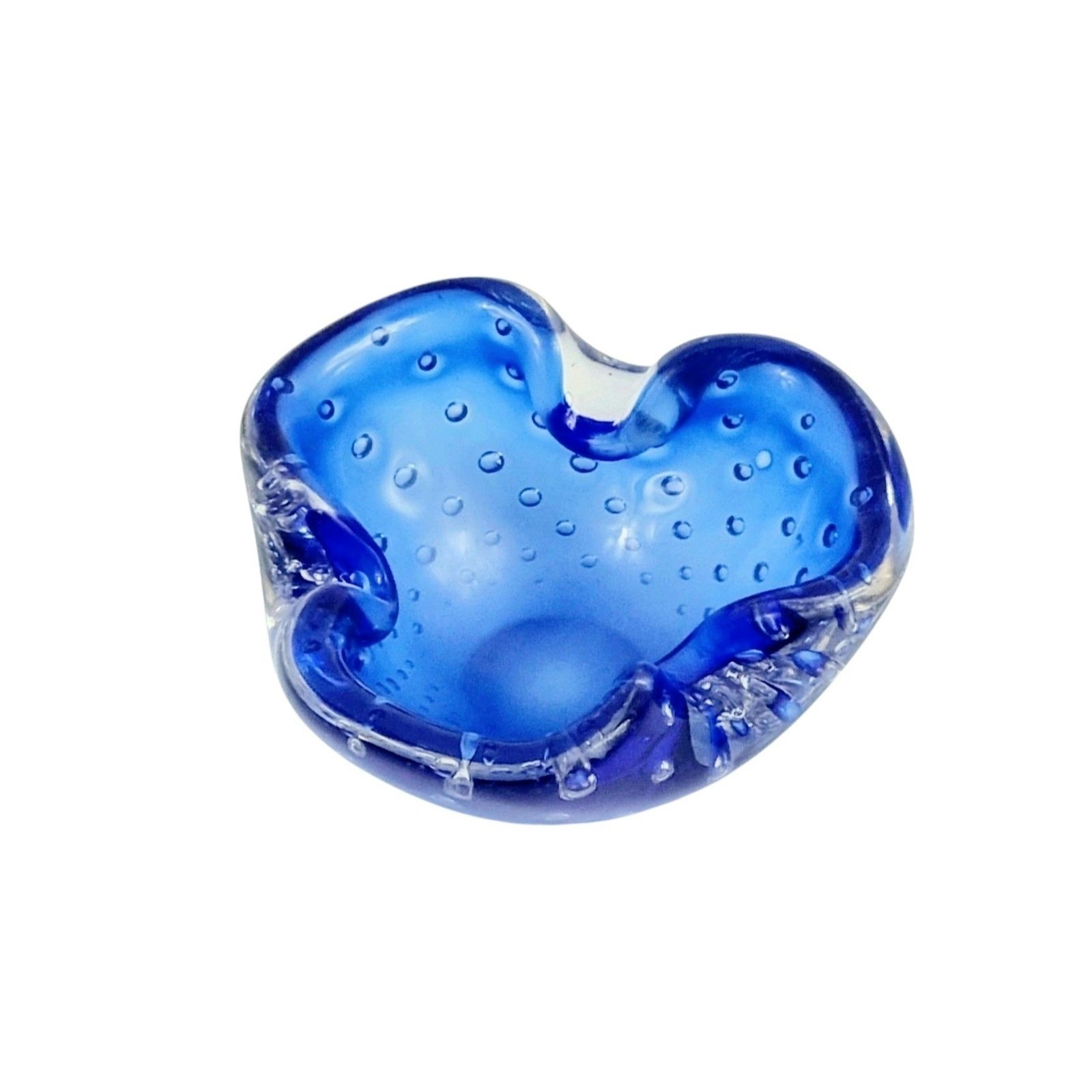 Mid Century Bullicante Murano Glass Catchall From Barovier & Toso, Italy, 1960s