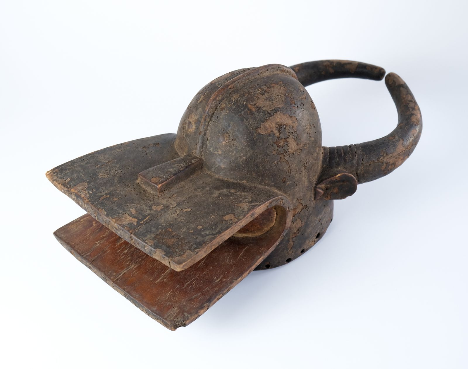 Chamba "Lang Gbadna" Bush Cow Helmet Mask, Africa, Mid 20th Century photo Art