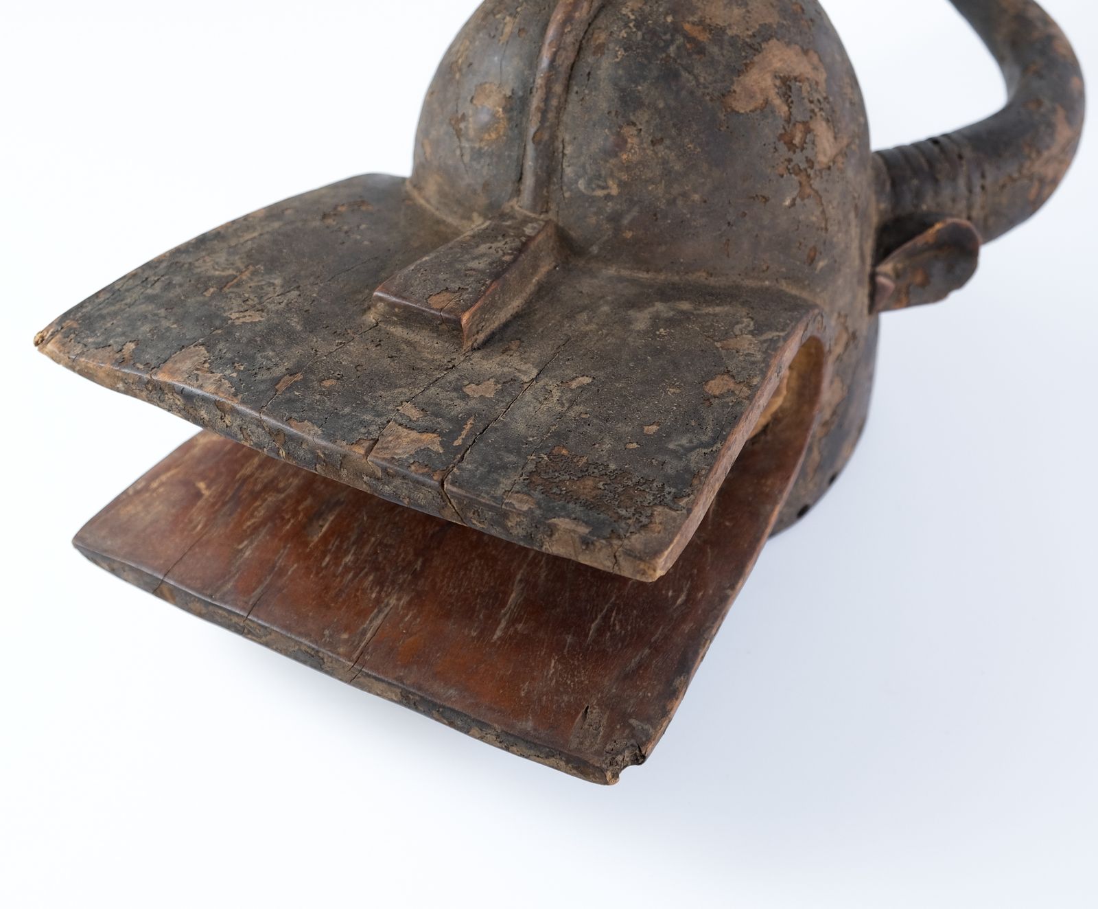 photo for sale Chamba "Lang Gbadna" Bush Cow Helmet Mask, Africa, Mid 20th Century
