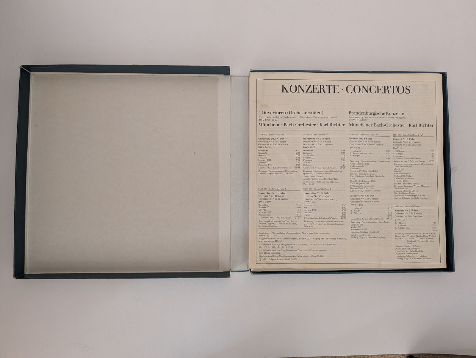 J.S. Bach: The Concertos   11 Lp Box Set photo 55.0