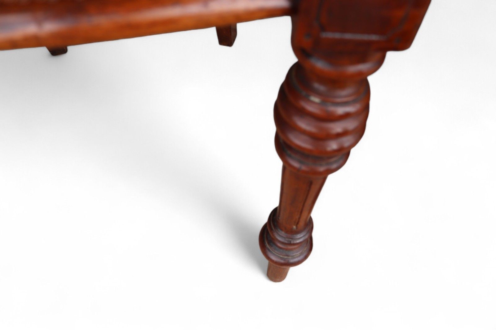 photo for sale Antique Set Of 4 Victorian Mahogany Open Back Carved Dining Chairs Circa 1870