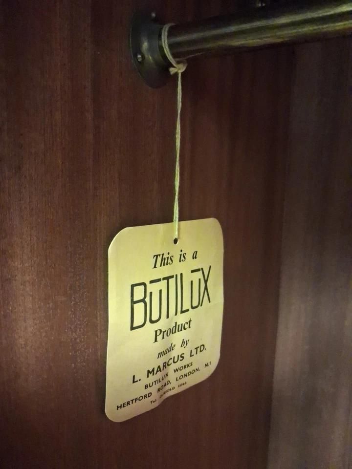 Mid Century Gentlemans Wardrobe Butilux Made By L Marcus Ltd photo buy