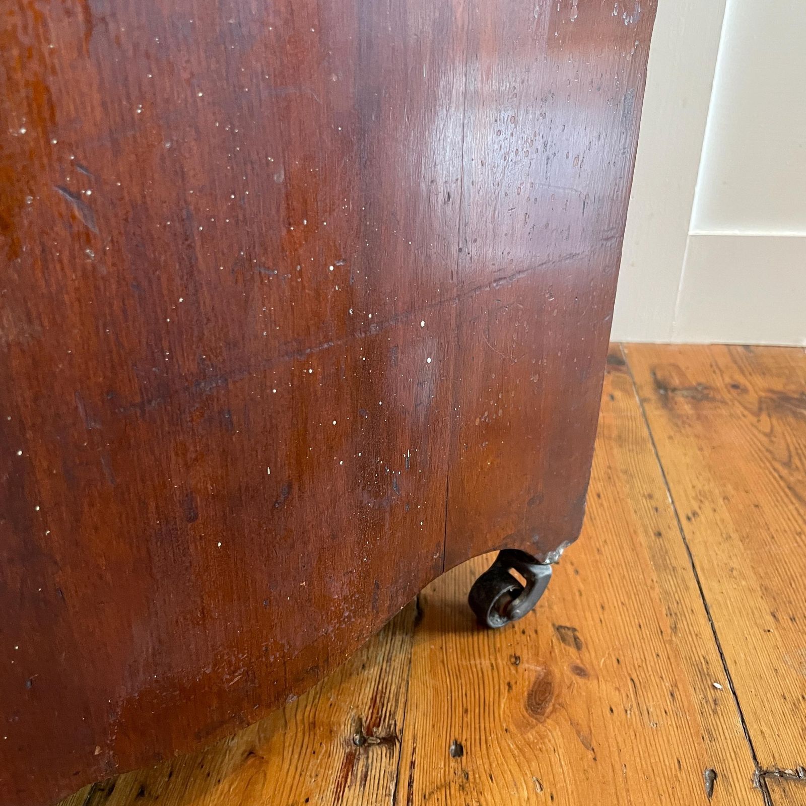 495.0 Antique Coal Scuttle Cabinet Wooden Red Marble Top On Wheels Victorian Fireplace Carved Wood Furniture Mahogany Box photo