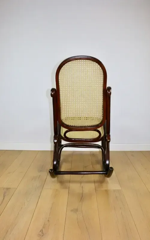 Rocking Chair, Original Brown, 1970s   Very Good Condition photo Furniture