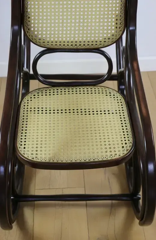 photo vinterior Rocking Chair, Original Brown, 1970s   Very Good Condition