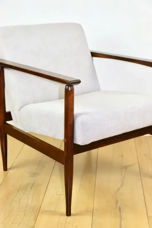 Vintage Loft Armchair 1970s Light Brown Light Gray photo furniture
