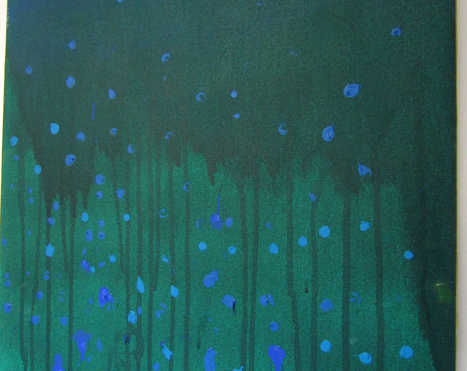 photo furniture Large 1994 Abstract Acrylic On Canvas "Subaqua Garden" By John Plumb (1927–2008)
