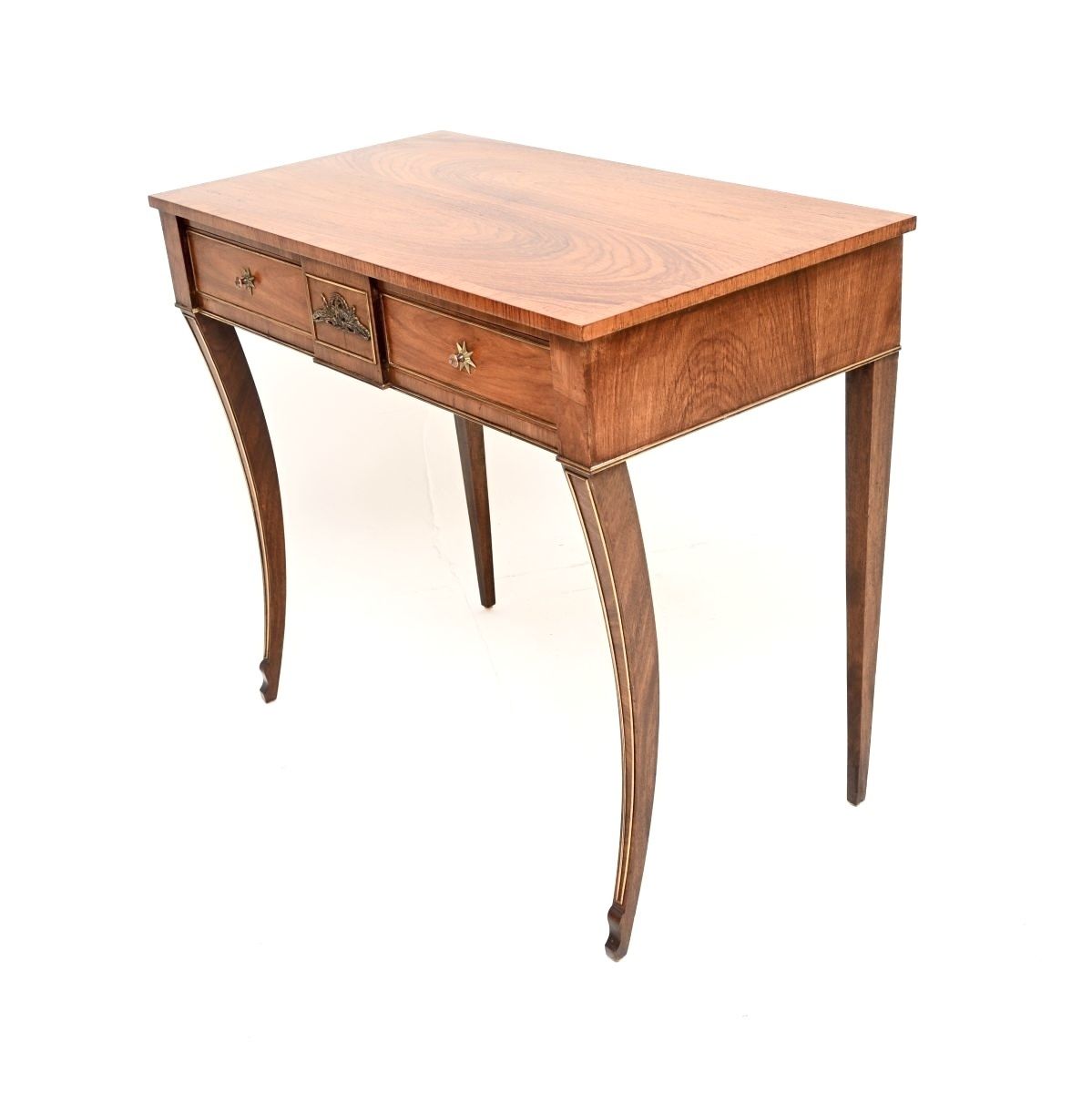 Antique French Empire Walnut Console Table photo Furniture