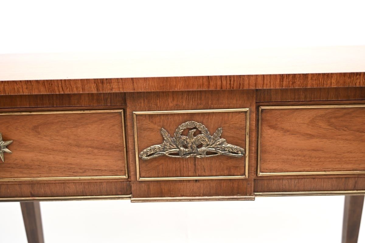 Antique French Empire Walnut Console Table photo buy