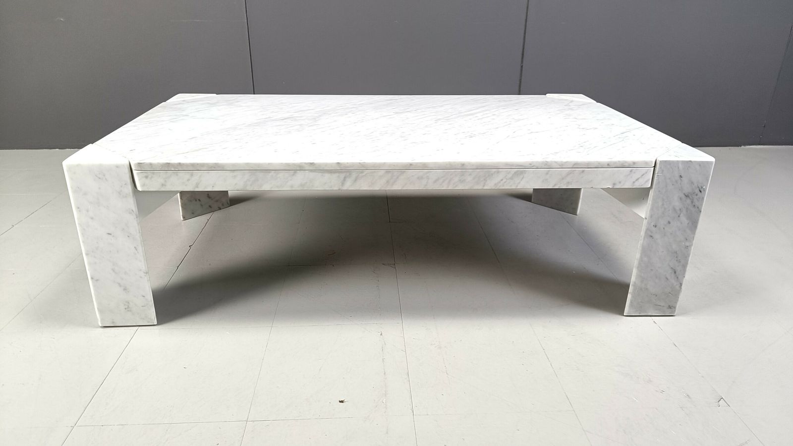 Vintage Italian Marble Coffee Table, 1970s photo 950.0