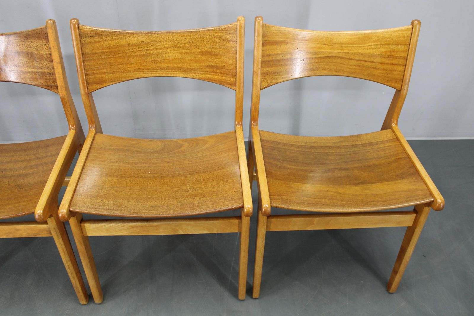 Mid Century Danish Dining Chairs In Afzélie And Beech, Set Of Four photo Furniture