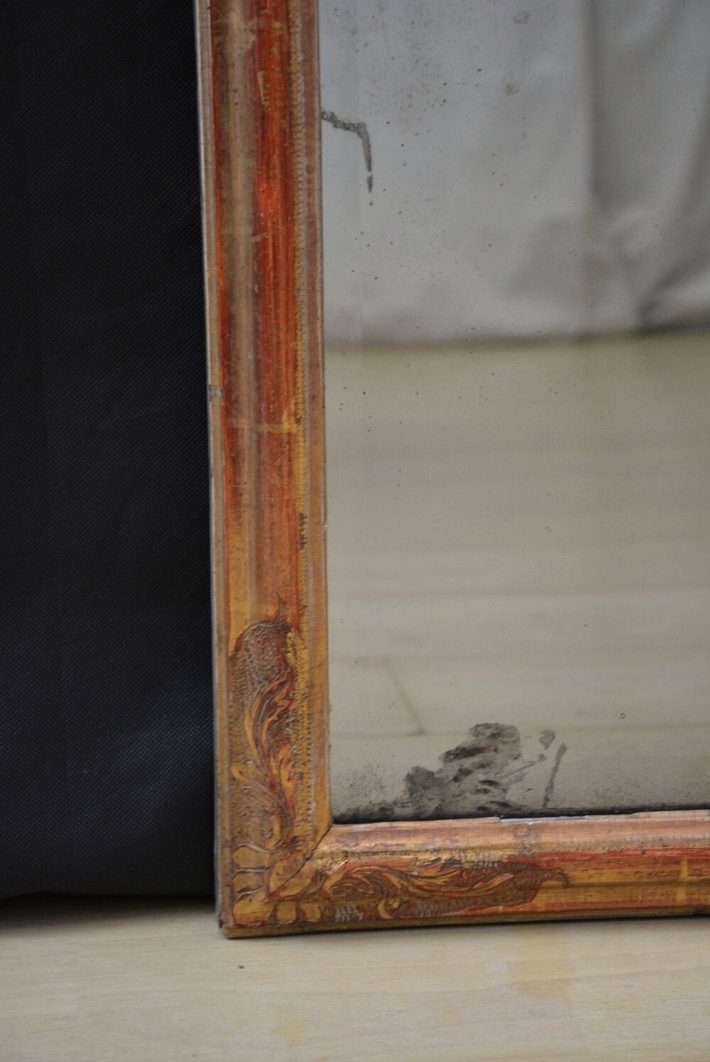 Gesso And Giltwood Pier Mirror W49cm photo for sale