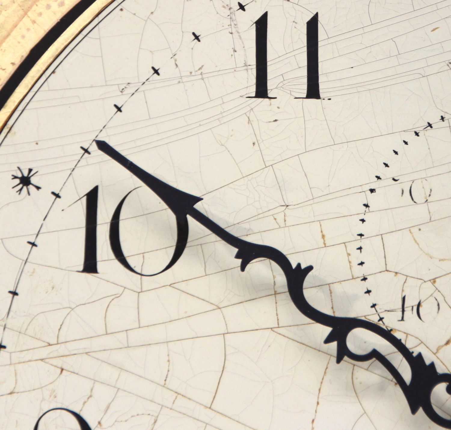 Original 18th Century Iron Grandfather/Longcase Clock Dial. Fully Guaranteed. London Timepiece photo buy