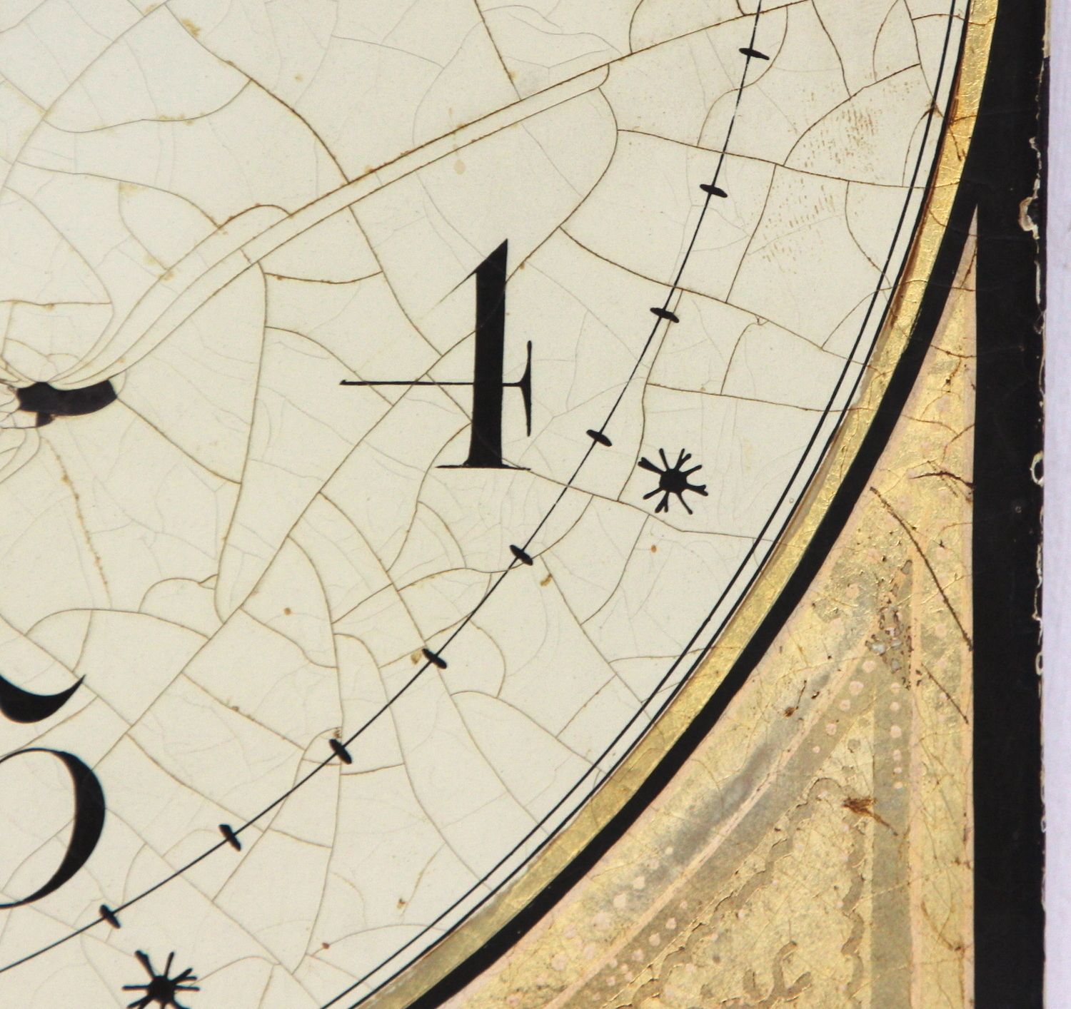 photo vinterior Original 18th Century Iron Grandfather/Longcase Clock Dial. Fully Guaranteed. London Timepiece