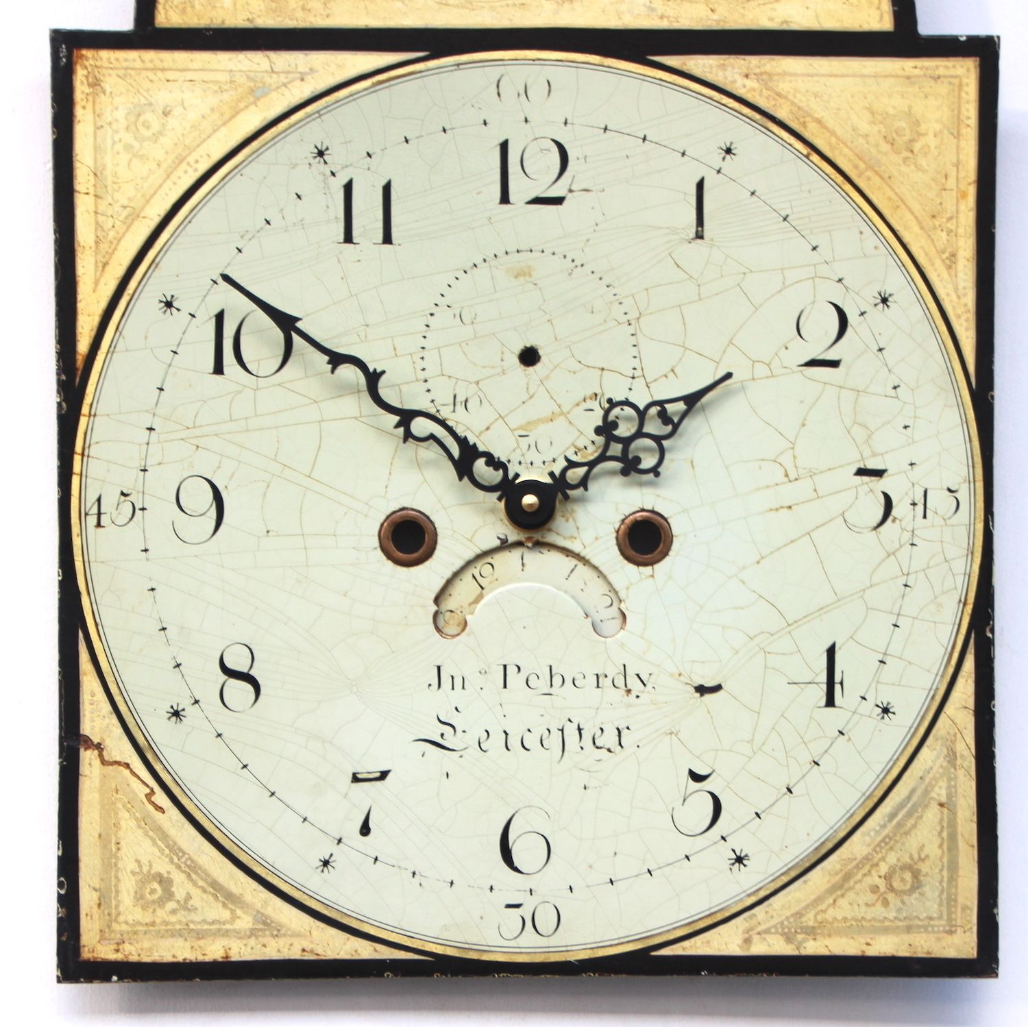 photo buy Original 18th Century Iron Grandfather/Longcase Clock Dial. Fully Guaranteed. London Timepiece