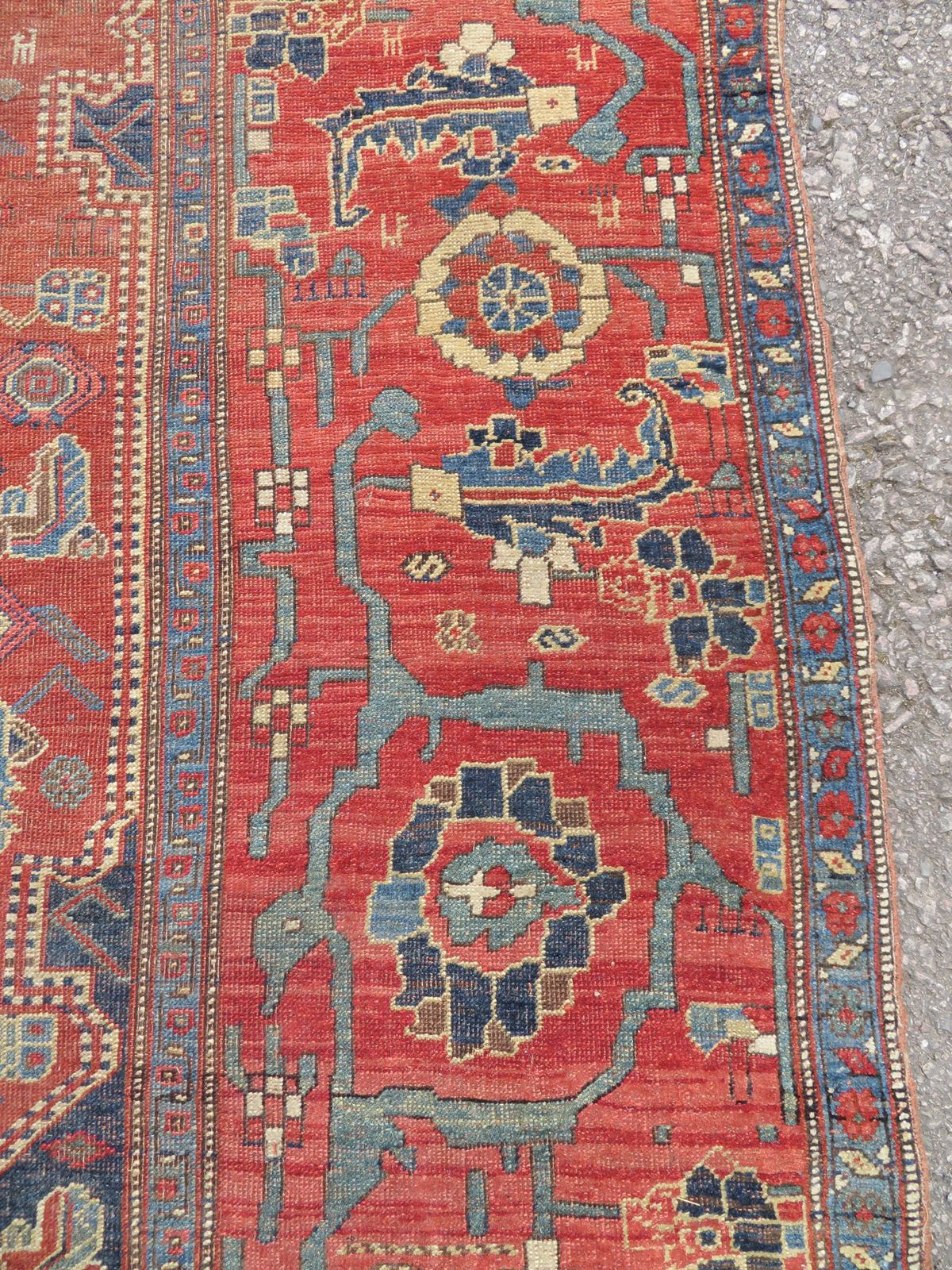 2500.0 Antique Kurdish Kelleh Carpet. 536cm X 234cm. photo