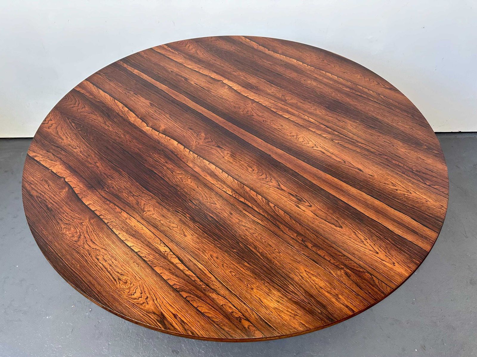 Vintage 1950s Gordon Russell Heals Rosewood Dining Table. Danish Plywood Mid Century Retro photo vinterior