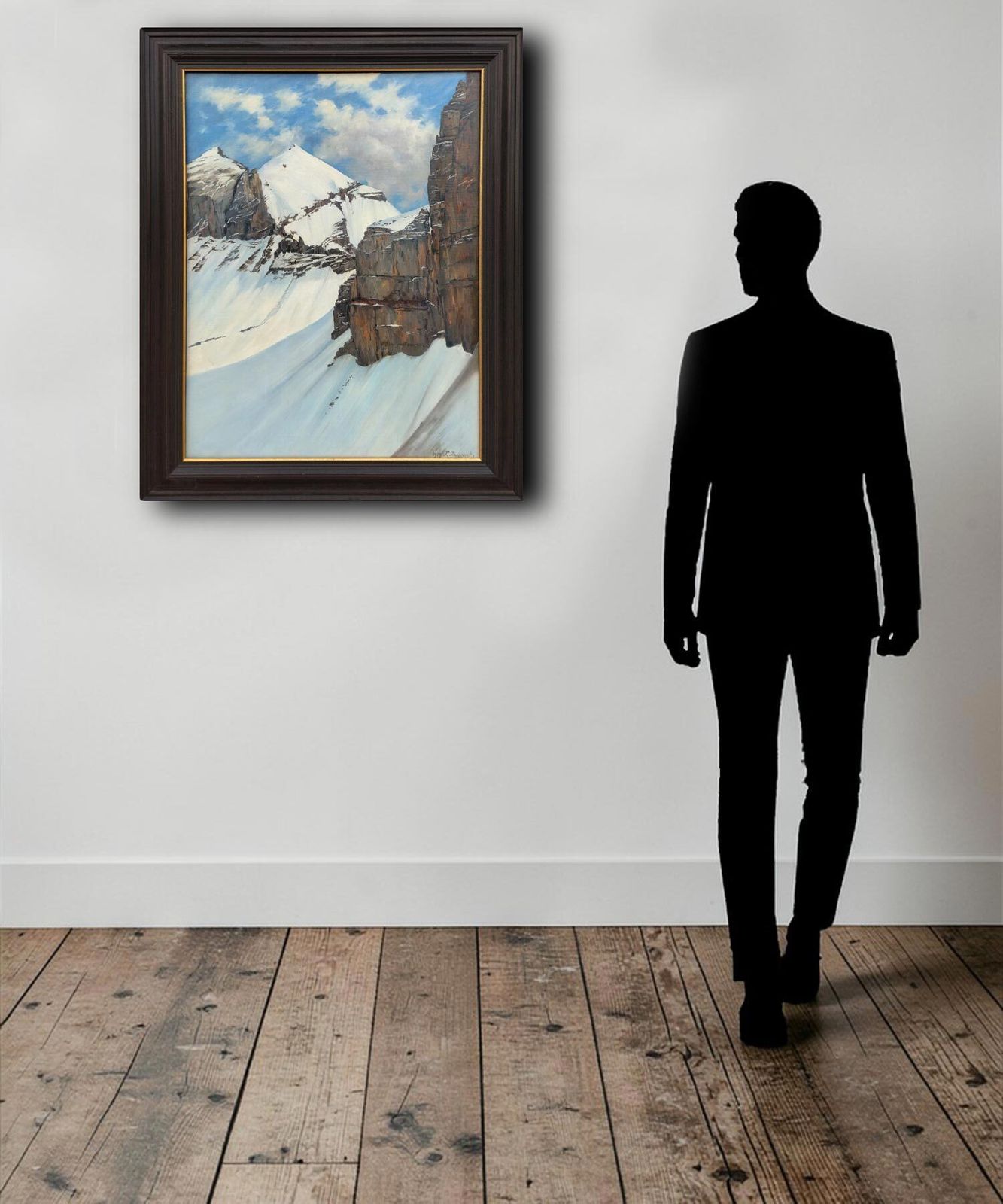 2000.0 Mont Blanc – Fritz Ruppert Oil On Canvas photo