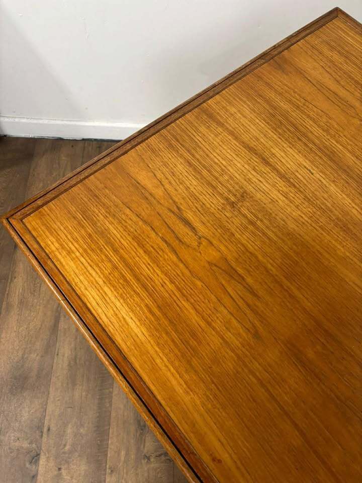 Brdr Furbo Danish Mid Century Teak Games Table – Reversible Top photo vintage