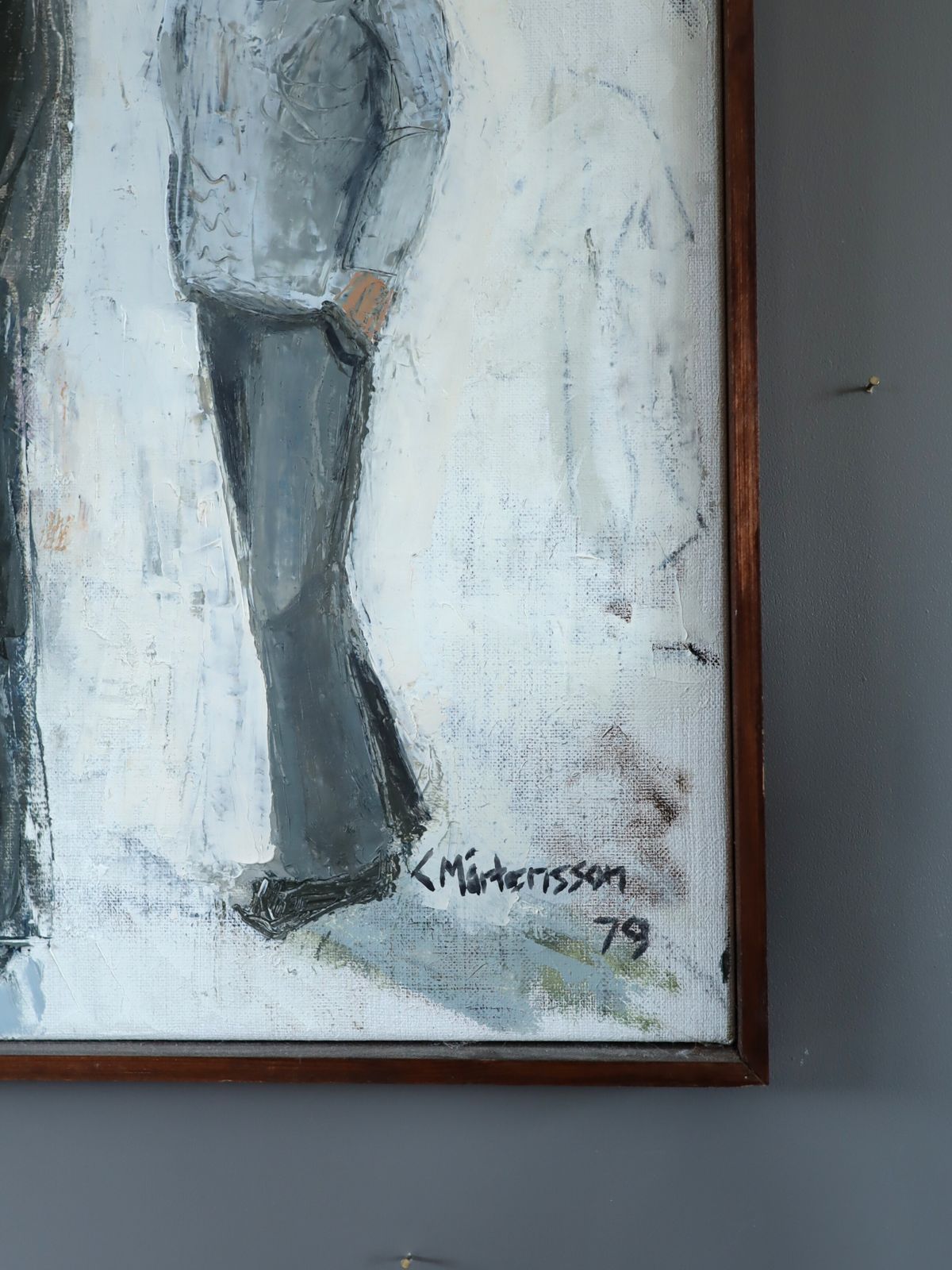 Between Presences In Oil Onto Canvas photo Art