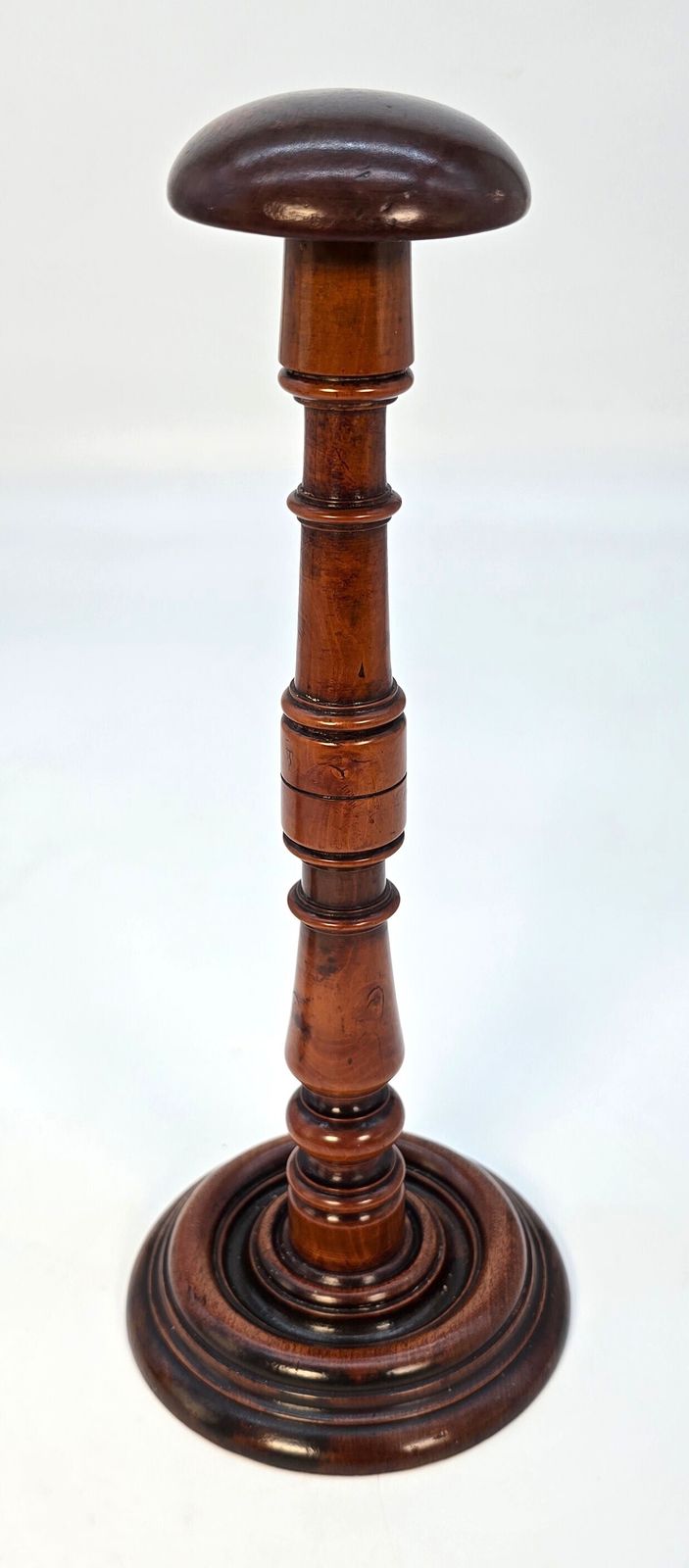 photo furniture Pair Of 18th Century Wig Stands Made From Yew Wood, English Circa 1730