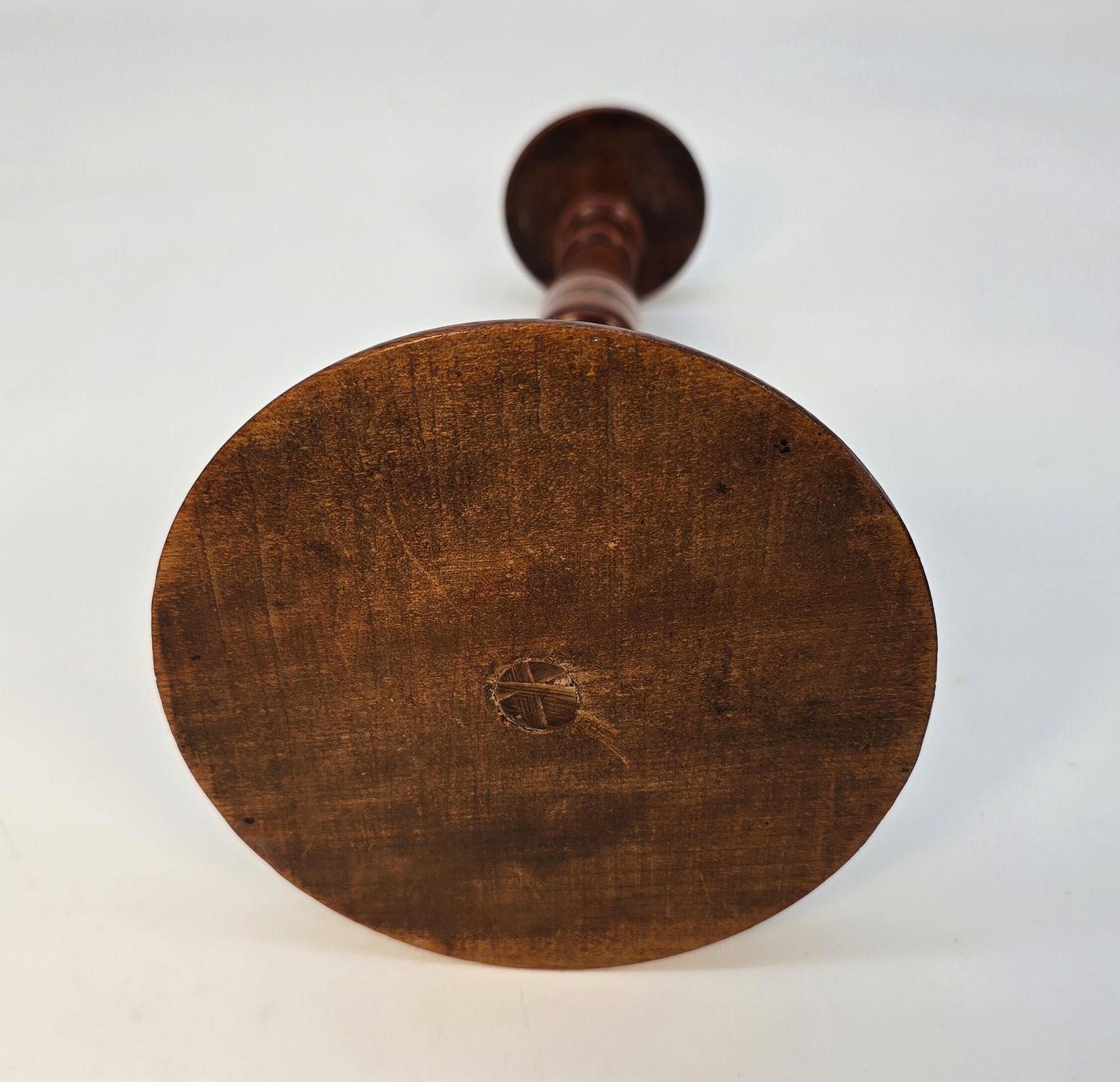 photo buy Pair Of 18th Century Wig Stands Made From Yew Wood, English Circa 1730