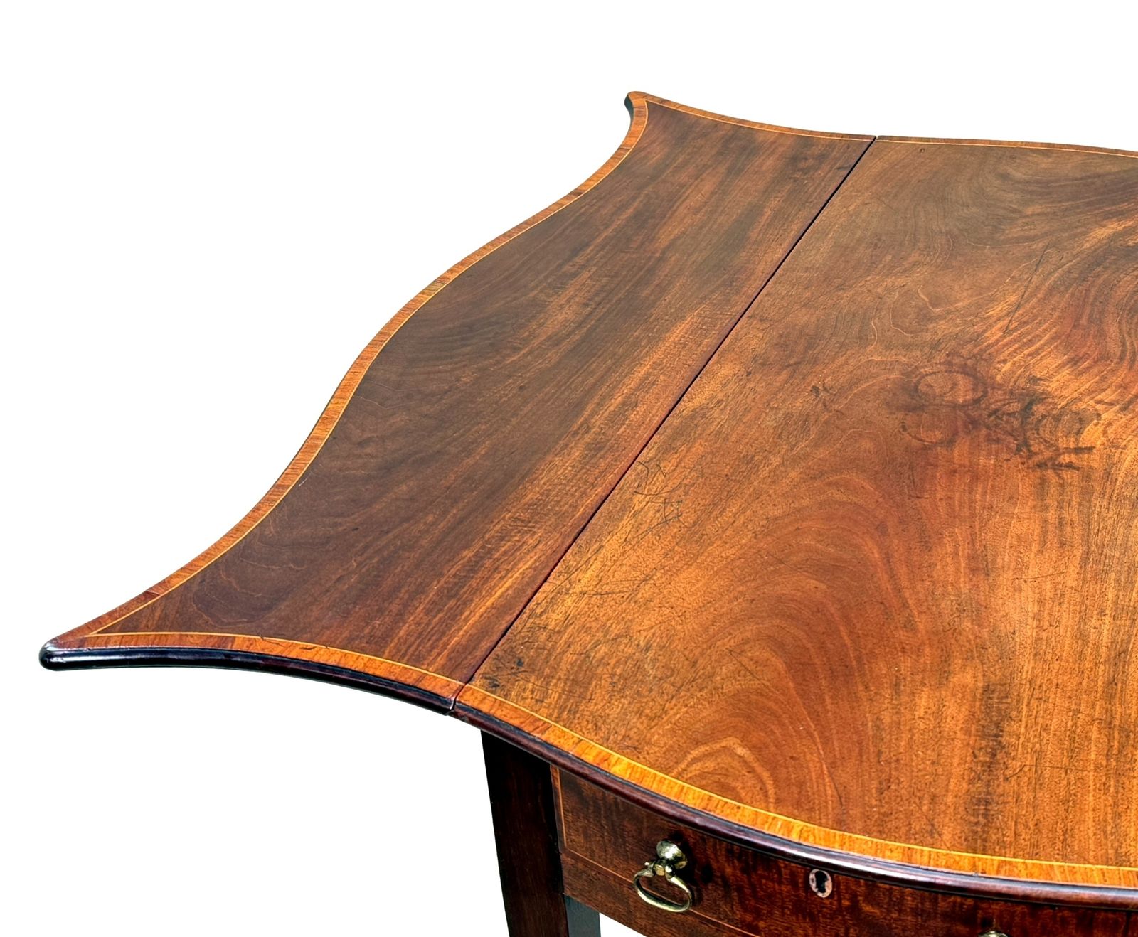 Georgian 18th Century Hepplewhite Baby Pembroke Table (England, Circa 1780) photo Furniture