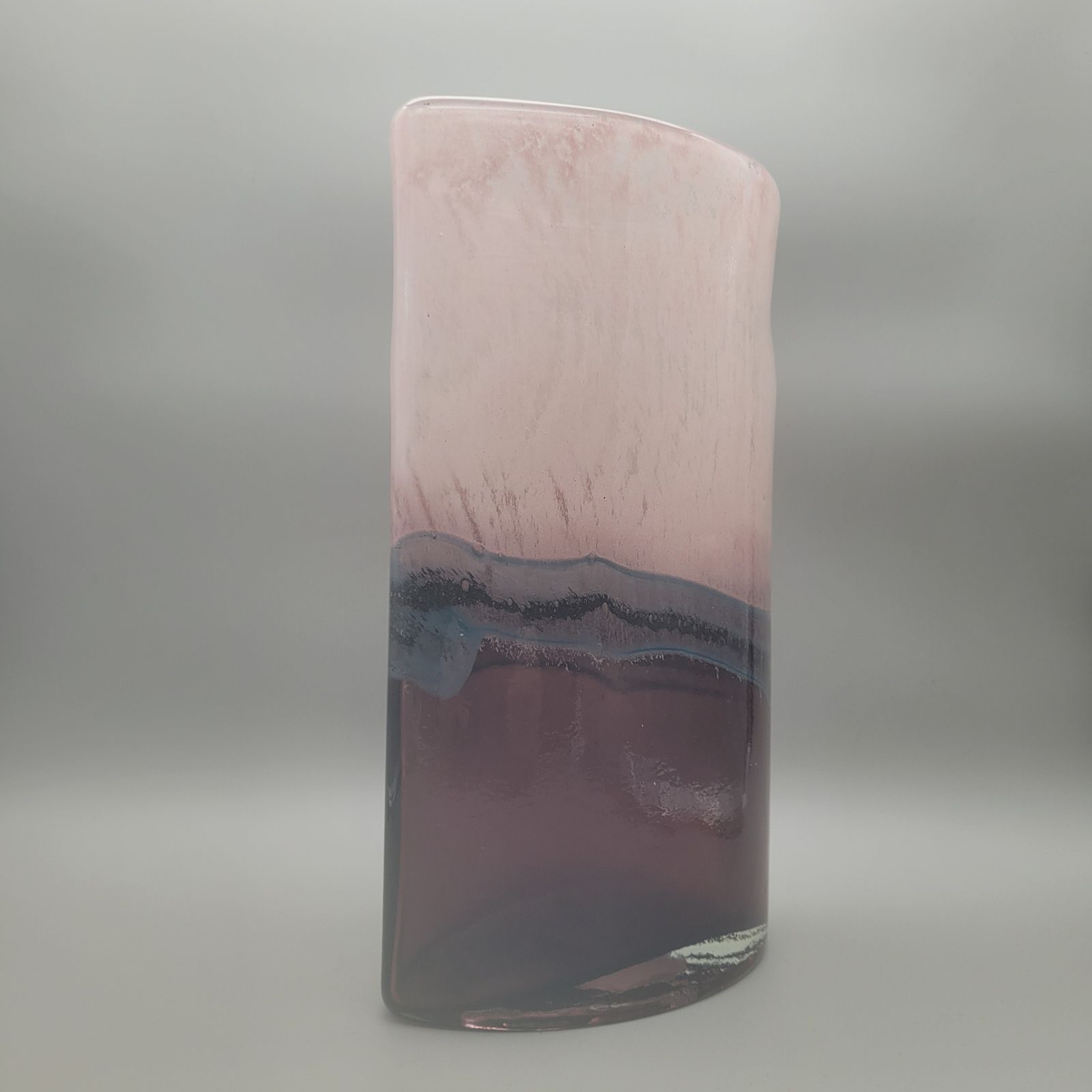 Large Architectural Studio Art Glass Floor Vase, Late 20th Century photo Home Decor