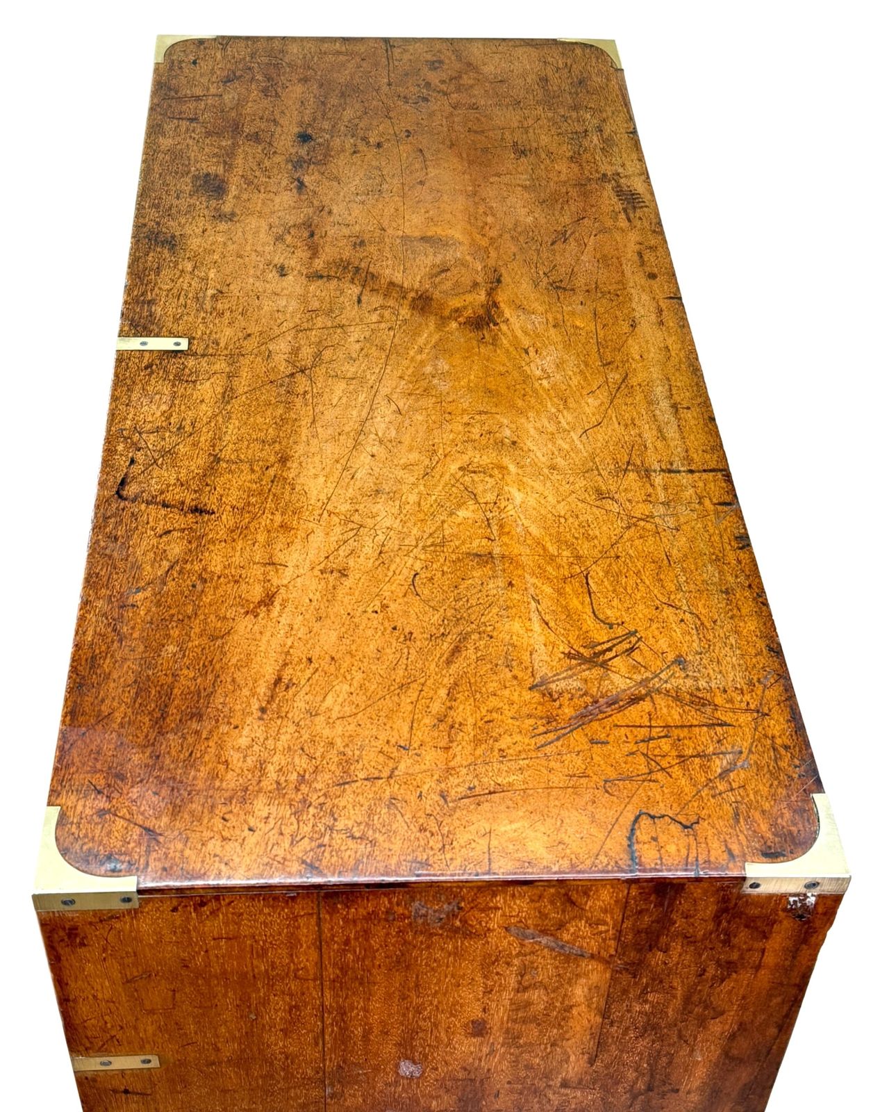Camphor Wood 19th Century Military Campaign Chest Of Drawers (England, Circa 1860) photo for sale