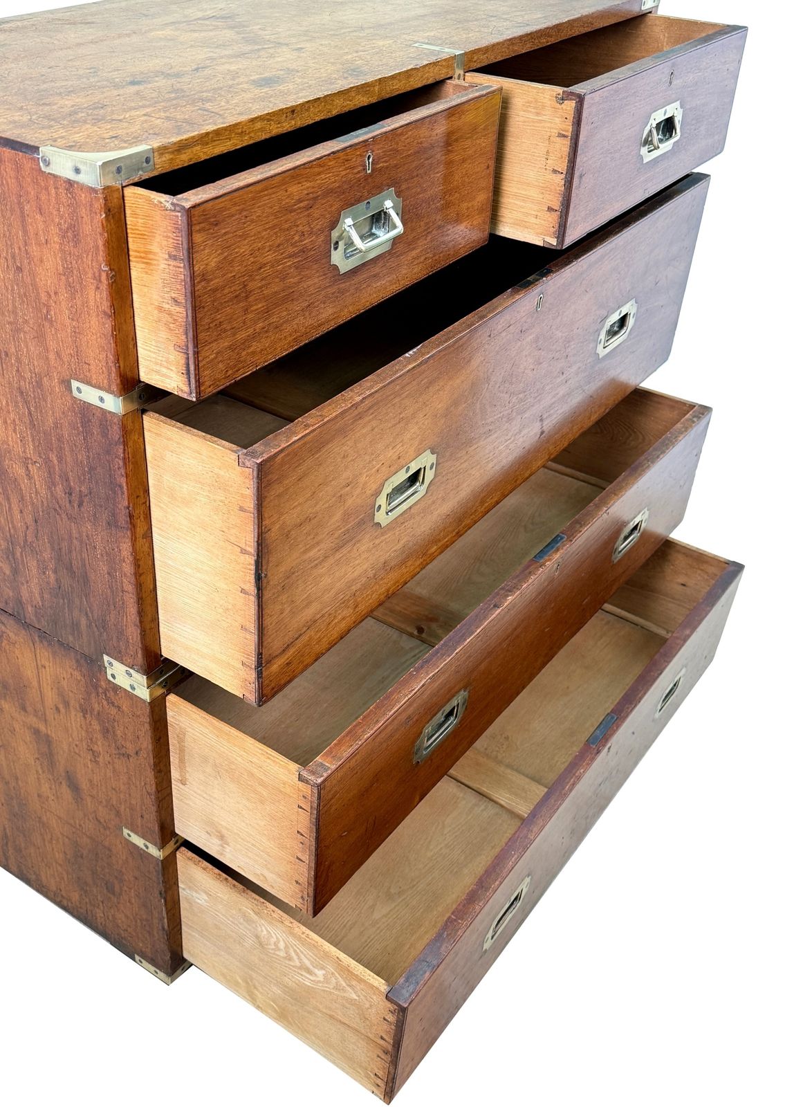 Camphor Wood 19th Century Military Campaign Chest Of Drawers (England, Circa 1860) photo Furniture