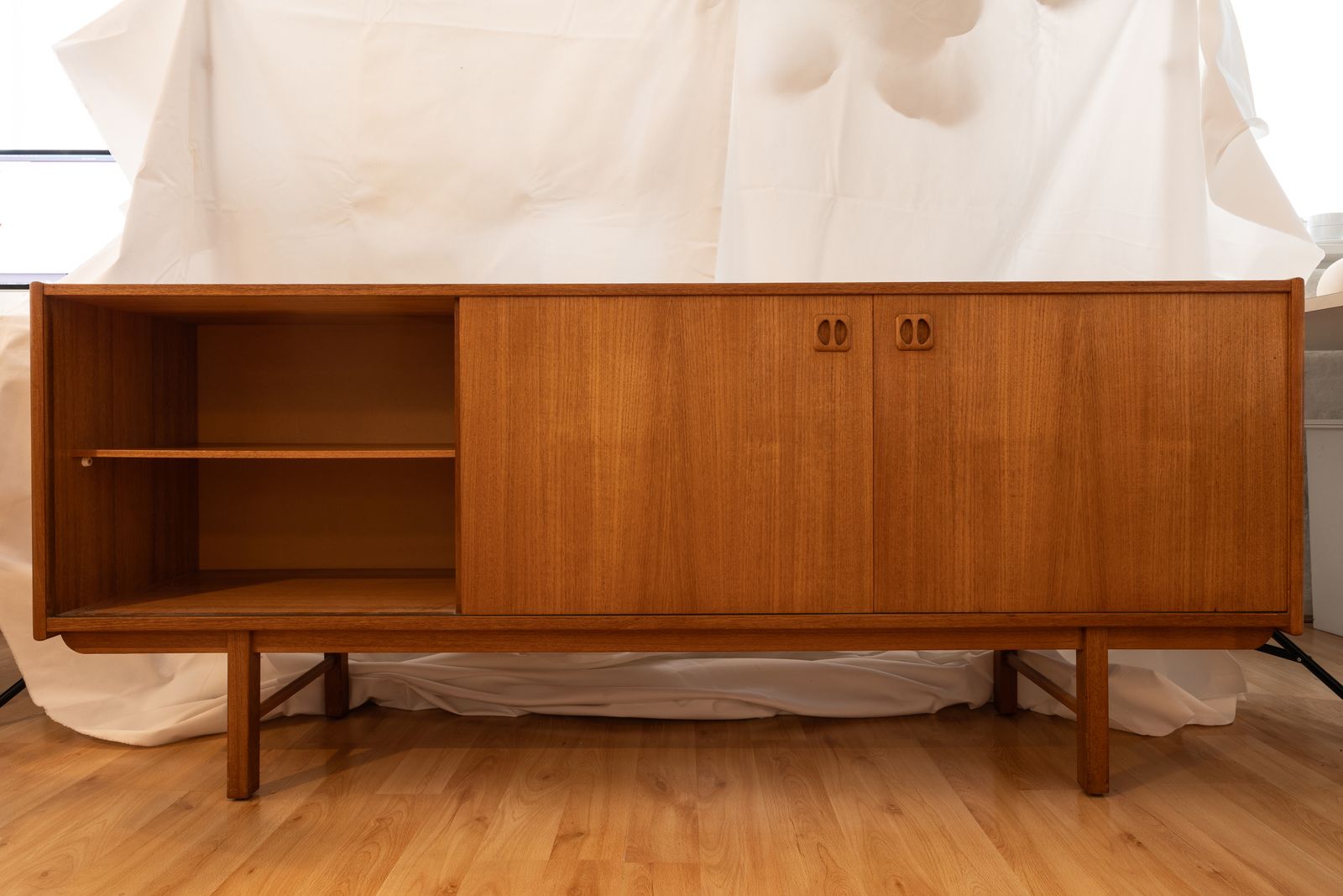 Rare 1960s Ikea Klippan Korsør Sideboard In Teak – Scandinavian Modern photo 995.0