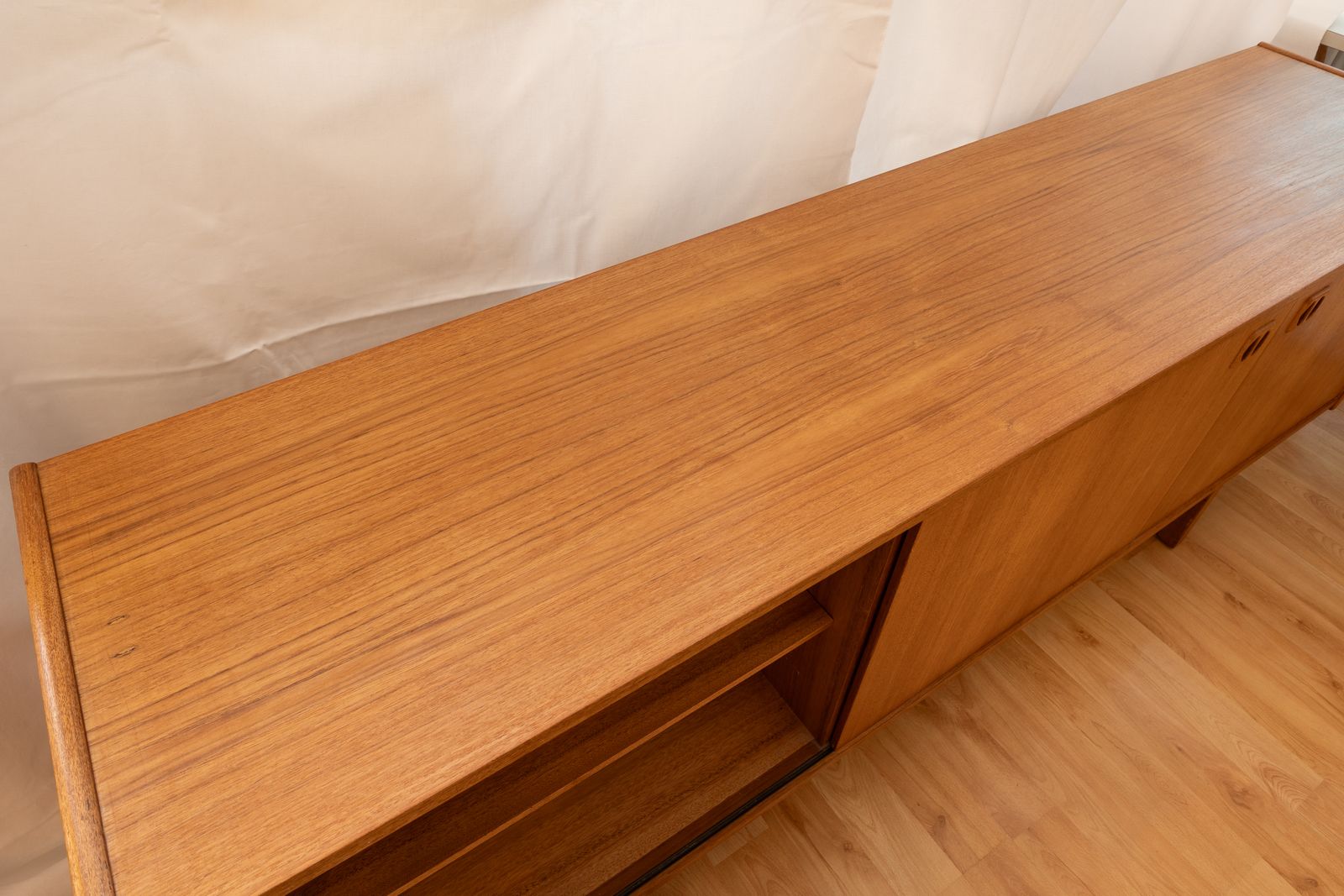 Rare 1960s Ikea Klippan Korsør Sideboard In Teak – Scandinavian Modern photo vintage