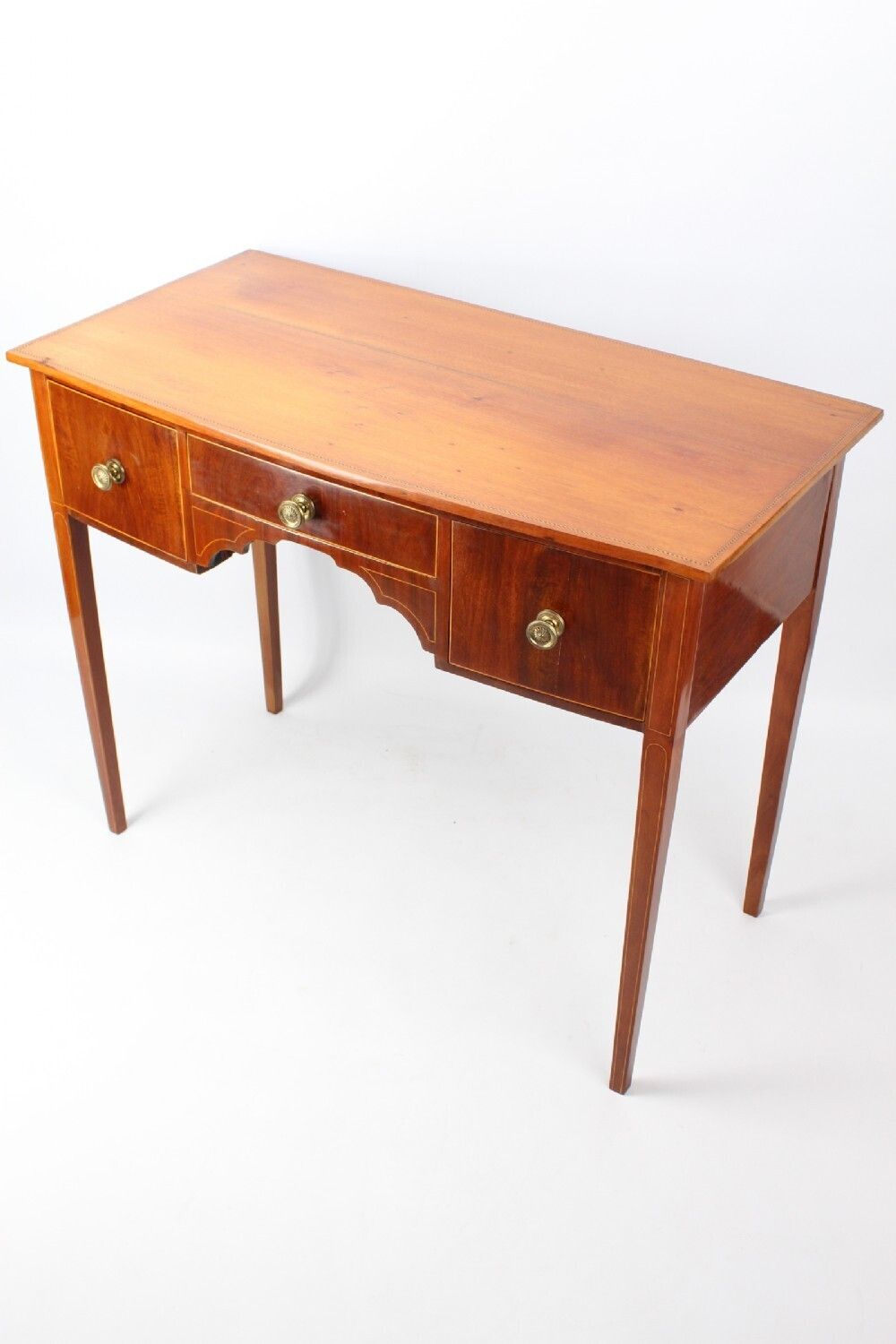 Antique Georgian Inlaid Mahogany Desk photo furniture