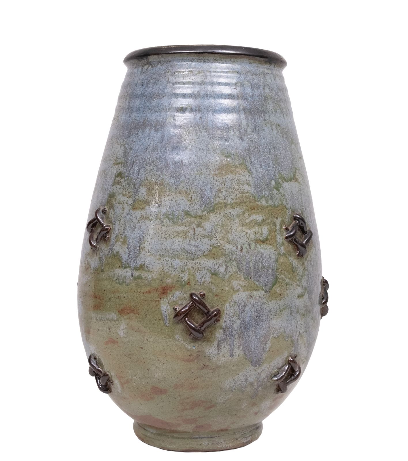 Stunning Large Art Vase Roger Guèrin 1930s Belgium photo 1440.0
