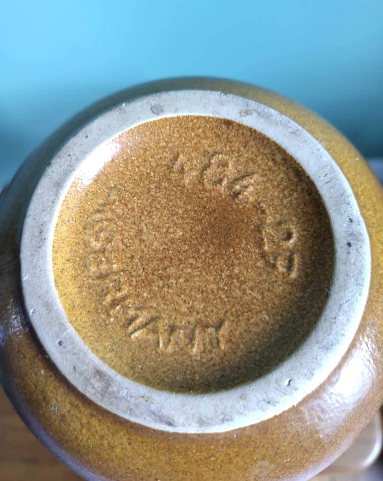 Scheurich 484‑27 Mid‑Century Vase With Colourful Fat‑Lava Glaze (27 Cm) photo vinterior
