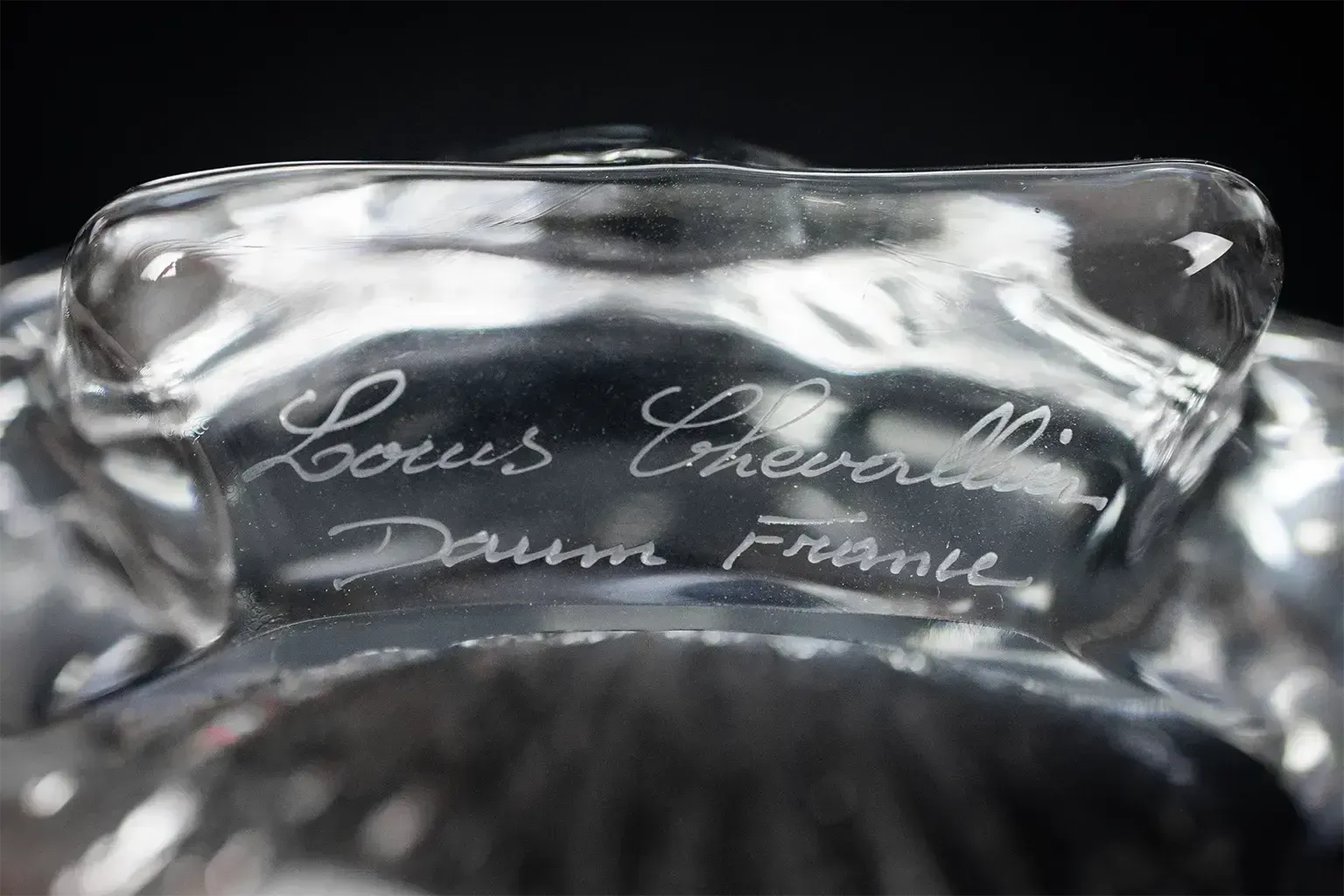 Crystal Seashell Paperweight From Daum France – Louis Chevallier – 20th Century photo buy