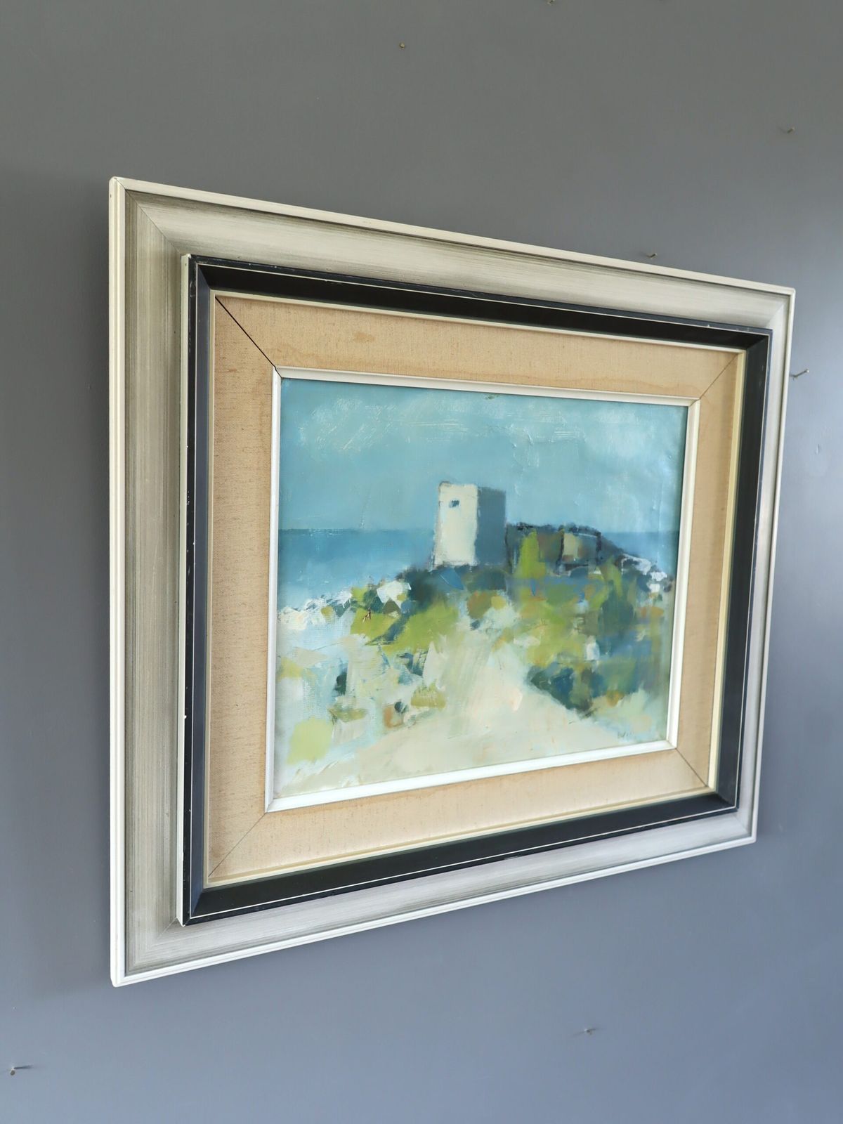 Oil Painting Outpost By The Sea photo furniture