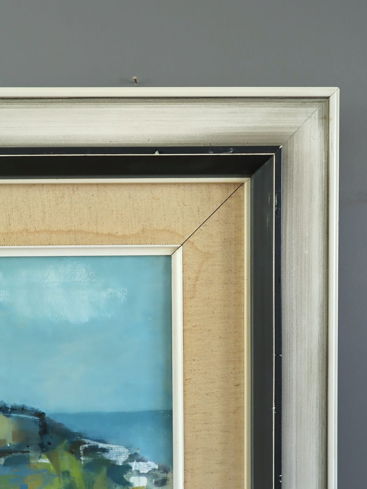 Oil Painting Outpost By The Sea photo buy